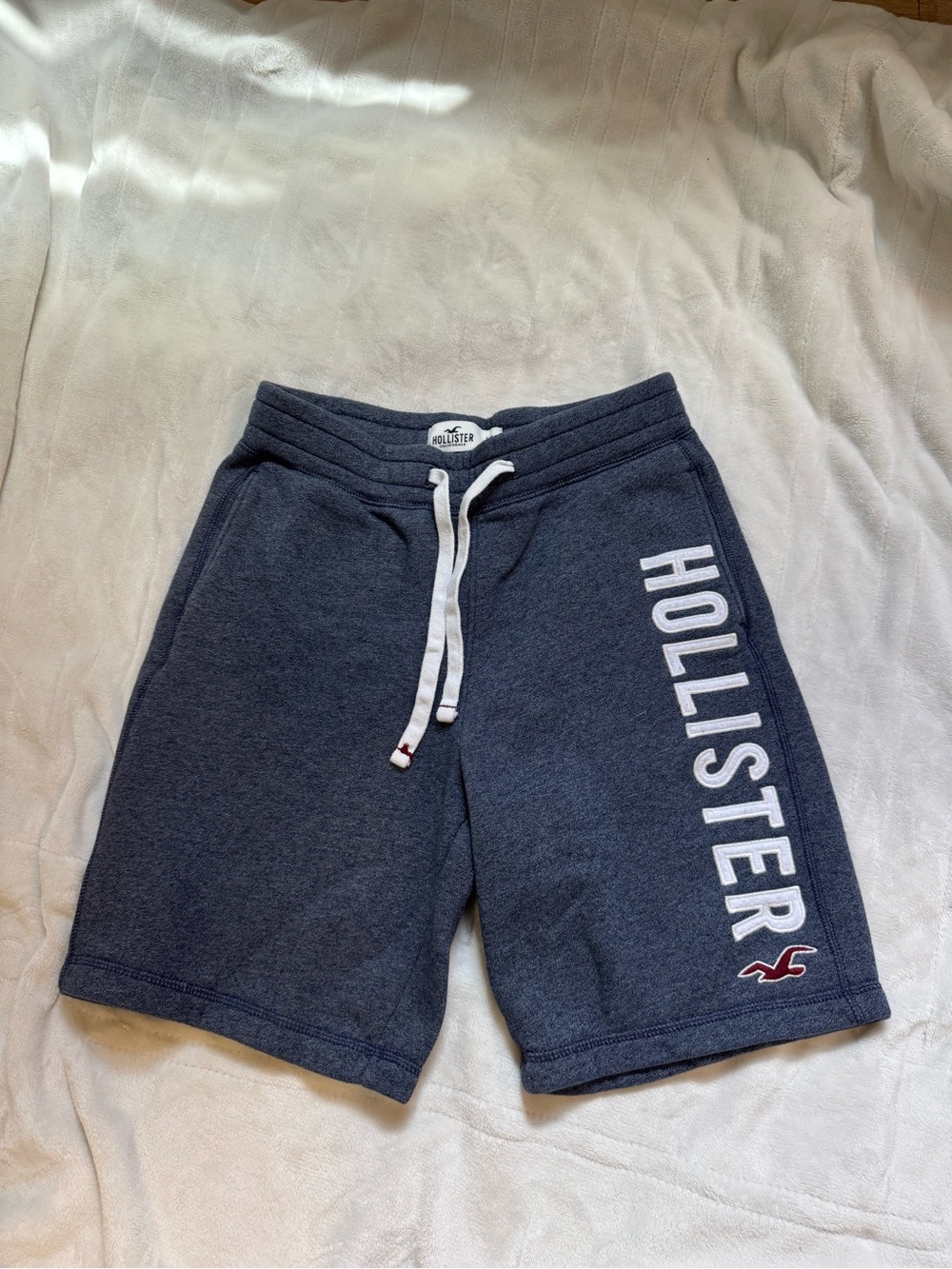 Hollister Dark Blue Cozy Fleece Shorts